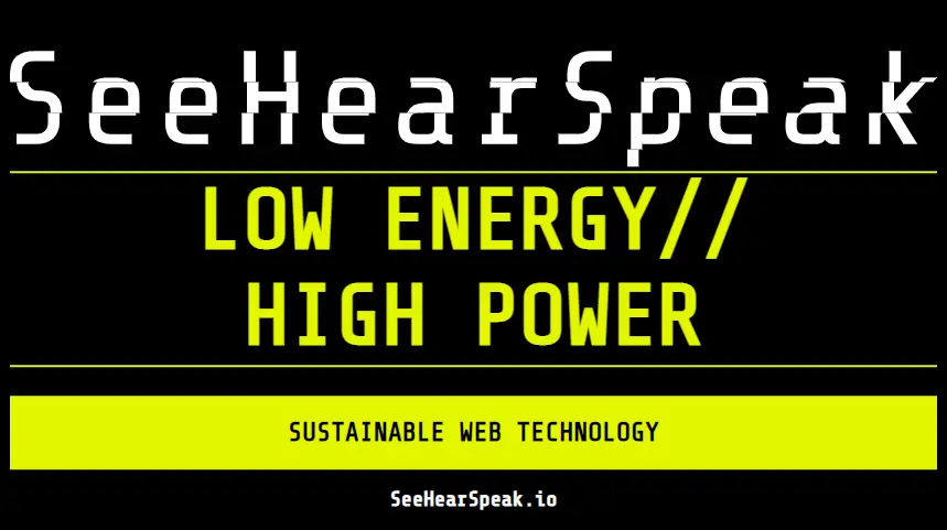 Website Performance, Core Web Vitals, Low Carbon Emissions.