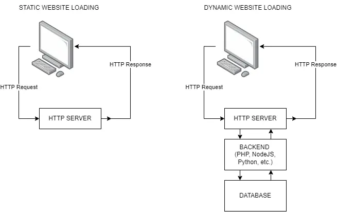 Static vs Dynamic Websites